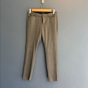 Women's grey and white  Patterned Straight Leg Pants